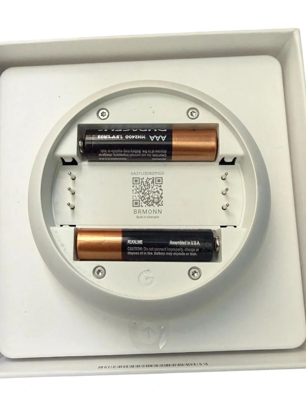 Google Nest G4CVZ Smart Thermostat GA01334-US - Snow - Excellent Condition